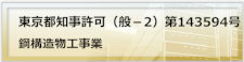 東京都知事許可（般-2）第143594号